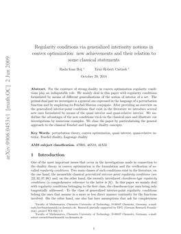 Regularity Conditions Via Generalized Interiority Notions in Convex