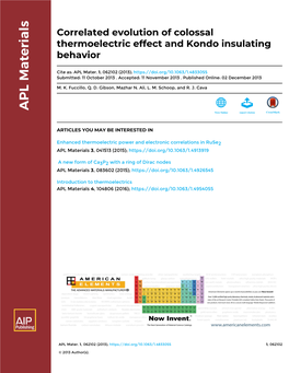 Correlated Evolution of Colossal Thermoelectric Effect and Kondo Insulating Behavior