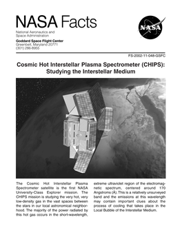 CHIPS): Studying the Interstellar Medium