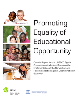 Promoting Equality of Educational Opportunity