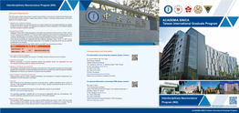 ACADEMIA SINICA Taiwan International Graduate Program Interdisciplinary Neuroscience Program (INS)