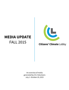 Media Update Fall 2015