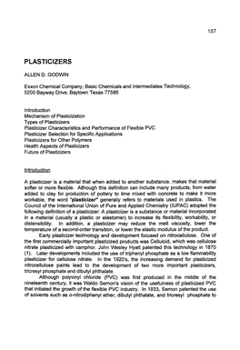 Plasticizers