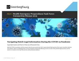 Navigating Dutch Legal Information During the COVID-19 Pandemic