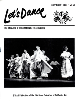 Official Publication of the Folk Dance Federation of California, Inc. VOLUME 48, NO