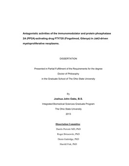 FTY720-P) Nor SET Dimerization Or Ceramide Induction but Depends on Interaction with SET K209