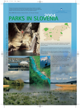 Parks in Slovenia