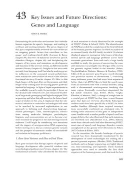 Genes and Language