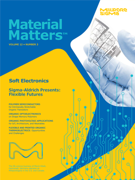 Material Matters™ VOLUME 12 • NUMBER 3