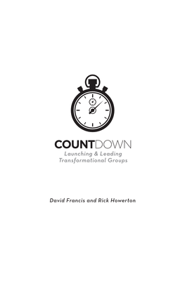 COUNTDOWN Launching & Leading Transformational Groups