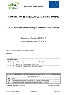 D2.2 Specification Shopping