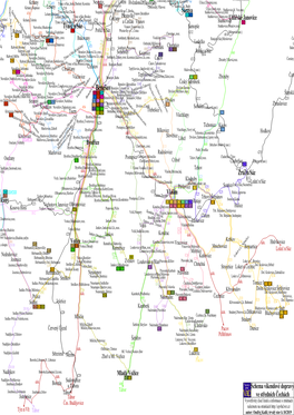Sedlčany Týnec N/Sáz Bystřice Votice Vlašim Mladá Vožice Zruč N/Sáz