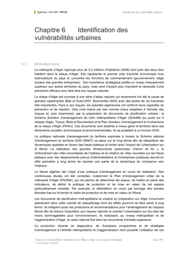 Chapitre 6 Identification Des Vulnérabilités Urbaines