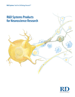 R&D Systems Products for Neuroscience Research
