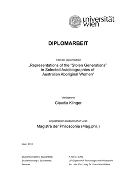 Diplomarbeit