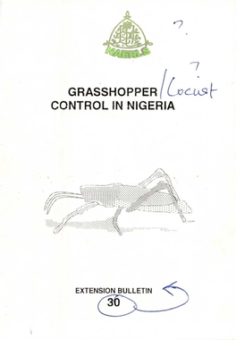 GRASSHOPPER ~~~R CONTROL in NIGERIA