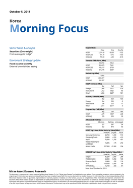 Morning Focus