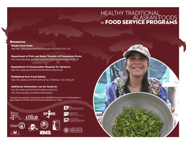 Healthy Traditional Alaskan Foods in Food Service Programs