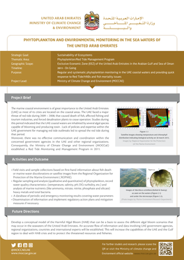 Phytoplankton and Environmental Monitoring in the Sea Waters of the United Arab Emirates