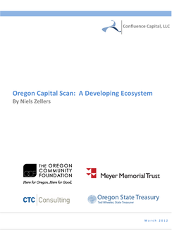 Oregon Capital Scan: a Developing Ecosystem by Niels Zellers