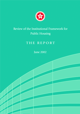 Review of the Institutional Framework for Public Housing