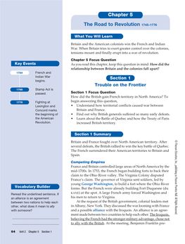 Chapter 5 the Road to Revolution 1745–1776