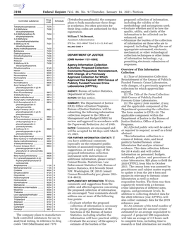 Federal Register/Vol. 86, No. 9/Thursday, January 14, 2021/Notices