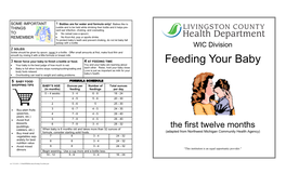 Feeding Your Baby  Your Baby Is the Best Judge of How Much to Eat