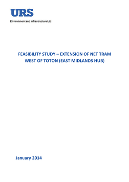 Appendix M Extension of Tram West of Toton R1