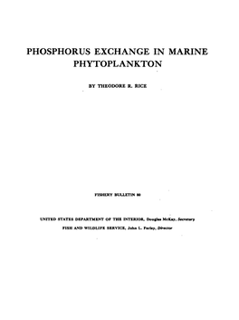 Fishery Bulletin of the Fish and Wildlife Service V.54