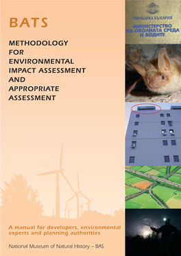 Bats – Methodology for Environmental Impact Assessment and Appropriate Assess- Ment