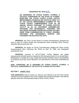 Ordinance No. 2018-A12