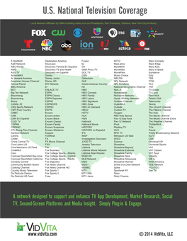 US National Television Coverage