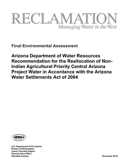 Final Environmental Assessment