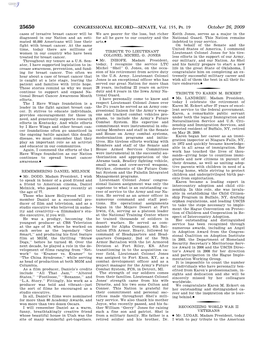 CONGRESSIONAL RECORD—SENATE, Vol. 155, Pt. 19 October