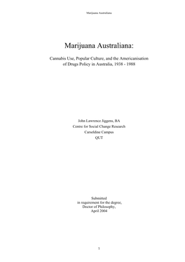 Marijuana Australiana