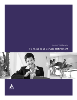 Calpers Planning Your Service Retirement (PUB 1)