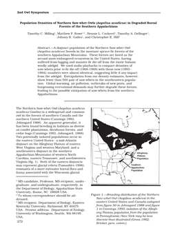 2Nd Owl Symposium Population Densities of Northern Saw-Whet