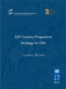 SGP Country Programme Strategy for OP6