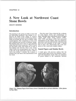 A New Look at Northwest Coast Stone Bowls