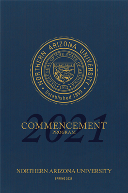 Commencement Program 2021