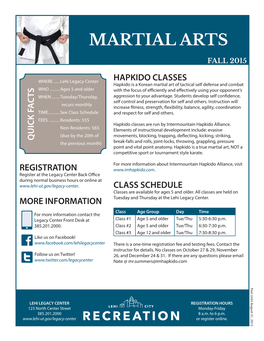 Martial Arts