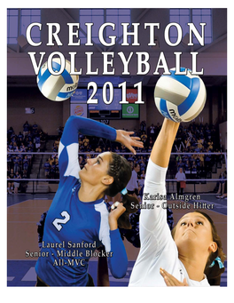 Creighton Volleyball Timeline 58 Williams, White and Blue Review and Eric Francis