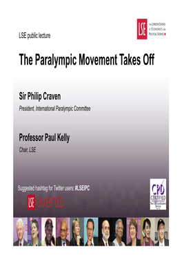 The Paralympic Movement Takes Off