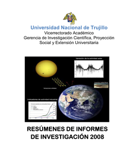 Resúmenes De Informes De Investigación 2008