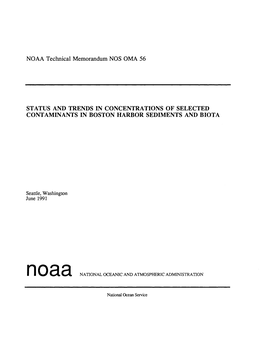 NOAA Technical Memorandum NOS OMA 56 STATUS and TRENDS IN