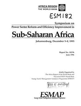 Sub-Saharan Africa