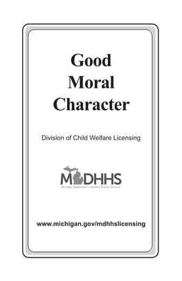 Good Moral Character