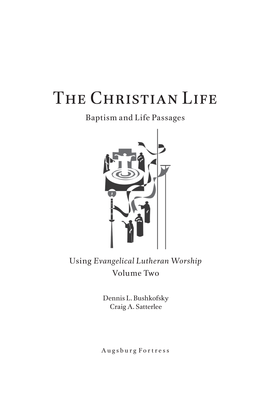 The Christian Life Baptism and Life Passages