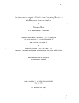 Performance Analysis of Multiclass Queueing Networks Via Brownian Approximation